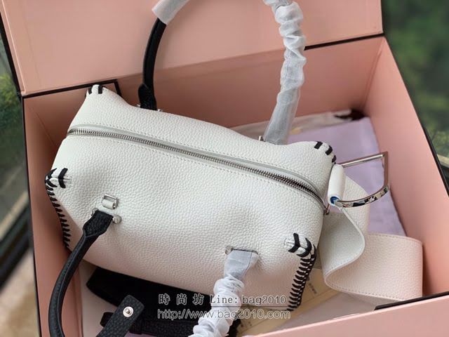 DELVAUX女包 標誌性包款 旋轉拎著提把D扣環 德爾沃女手提包 CL0028 編織白 Delvaux信封袋  fcs1258
